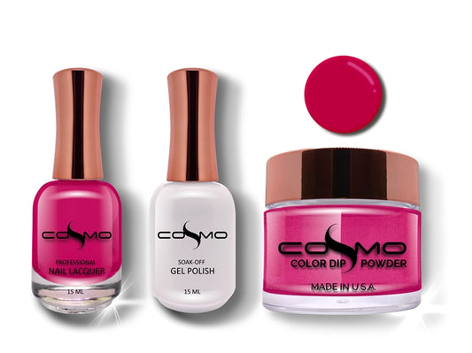Cosmo 3 in 1 Color Powder RASBERRY KISSES TRIO SET 003
