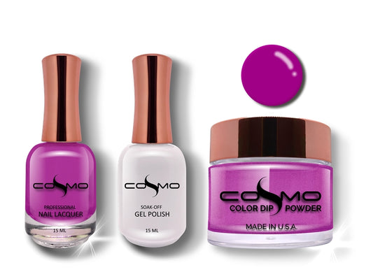Cosmo 3 in 1 Color Powder VIOLET LOVE TRIO SET 022