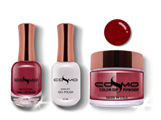 Cosmo 3 in 1 Color Powder SCARLET BEAUTY TRIO SET 023