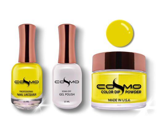 Cosmo 3 in 1 Color Powder SHOCKING LEMONS TRIO SET 039