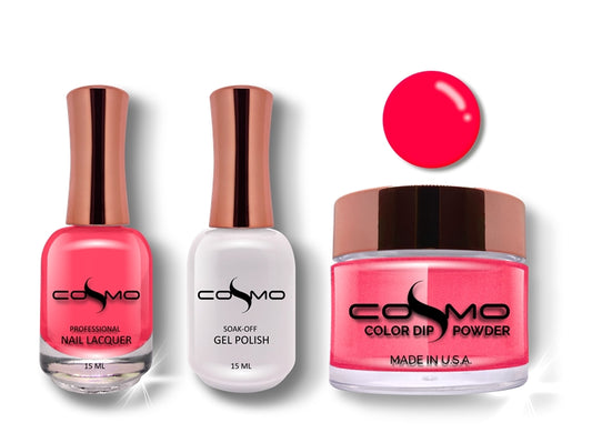 Cosmo 3 in 1 Color Powder ROSE PINK TRIO SET 042