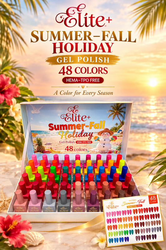 Elite+ Gel Polish Summer-Fall Kit (48 colors)