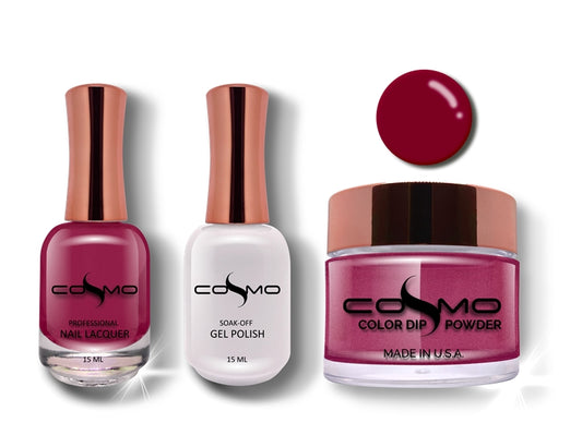 Cosmo 3 in 1 Color Powder Fuchsia Nights TRIO SET 025