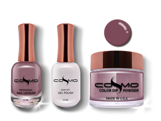 Cosmo 3 in 1 Color Powder Nude Art TRIO SET 034